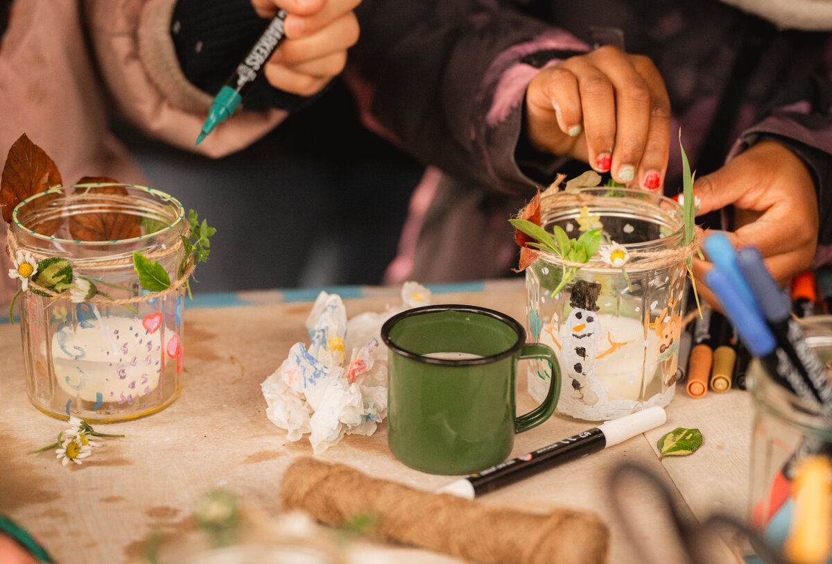 Atelier création avec éléments naturels